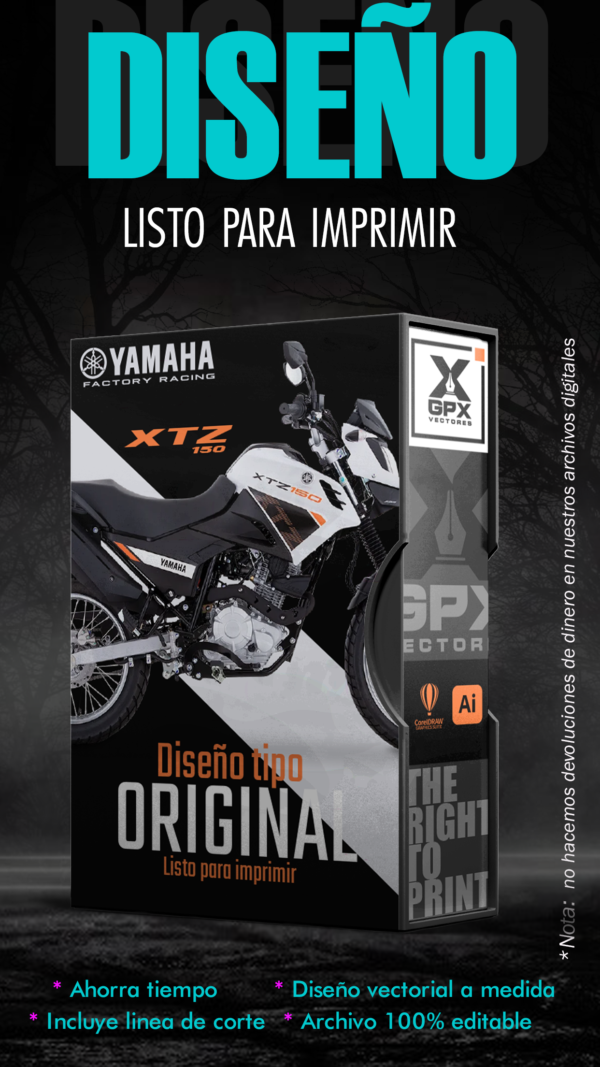 Mesa de trabajo 1 XTZ 150 DISEÑO EDITABLE