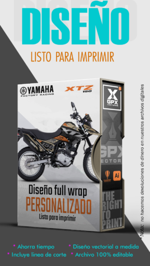 XTZ 150 personalizada XTZ 150 DISEÑO EDITABLE