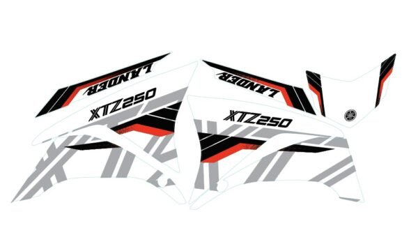 XTZ 250 DISEÑO EDITABLE