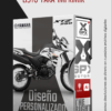 xtz 250 TIPO 660 XTZ 250 DISEÑO EDITABLE