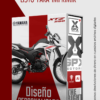 xtz 250 roja 2026 XTZ 250 DISEÑO EDITABLE