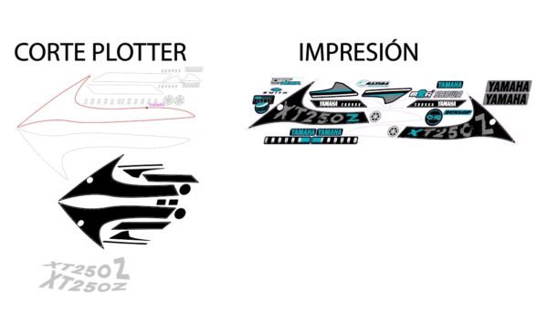 xtz 250 tipo 660 2 XTZ 250 DISEÑO EDITABLE